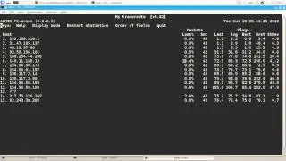 Linux mtr trace route  ֊ linux command