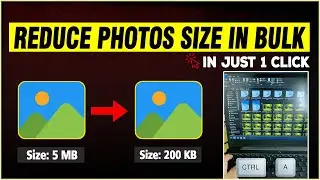 How to Compress Photo Size in Laptop | How to Reduce Photo Size MB to KB in Laptop | Resize Images