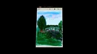 Рисование в S Note на Samsung Galaxy Note2 [drawing Galaxy Note2]
