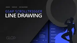 GSAP Line Drawing - Draw SVG strokes as you scroll Elementor pages