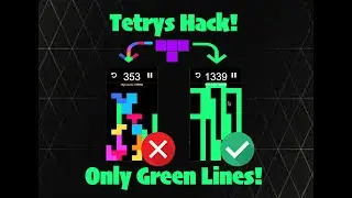 How To Make Every Piece In Tetry's Be a Green Line 100% Works (Extension Hack)