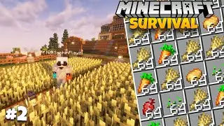 Our First Farm | Minecraft Survival Episode 2