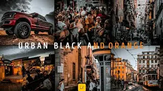 Free presets for Lightroom mobile - How to Urban Black and Orange - Lightroom Mobile Preset DNG