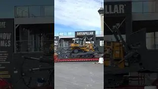 Liebherr PR766 dozer leaving Conexpo 2023