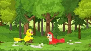 Tuni chiria in new character// Green screen bird cartoon//Green Screen Bird