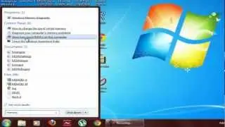How to Qouckly test Windows 7 memory or Ram (HD)