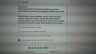 Jawaban Post Test di PMM pada Disiplin Positif Modul 2 Restitusi