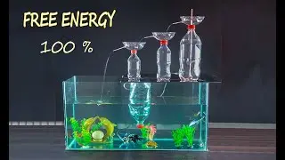 Free Energy - Aquarium with Automatic water pump - No Electricity