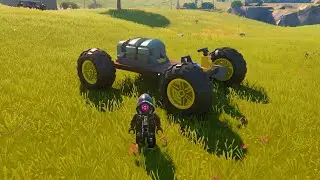 How to build a simple and fast car in Lego Fortnite