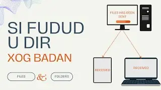 Sida ugu fudud eed u diri karto xog badan (Files ama Folders)