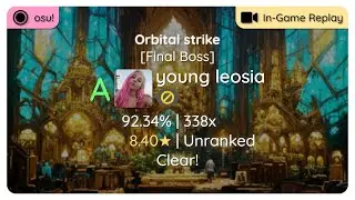 osu! | young leosia | Helblinde – Orbital strike [Final Boss] | Clear!