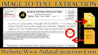 Online & Offline Data Entry Image To Notepad Converter Software