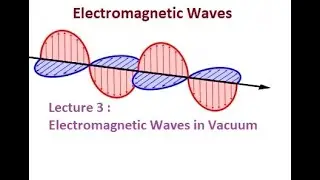 Electromagnetic Waves - Lecture 3 : Electromagnetic Waves in Vacuum