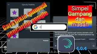 Tutorial Bikin Animasi Pencarian Google (Alight motion)