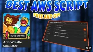 OP ARM WRESTLING SIMULATOR SCRIPT // MOBILE / PC // FREE // NEW / AWS // ROBLOX