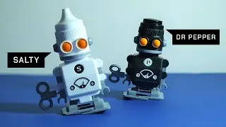 Pass the SALT AND PEPPER wind-up ROBOTS - Great for any occasion!