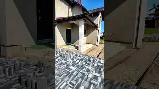 ДО/ПОСЛЕ Крыльцо из тротуарной плитки 