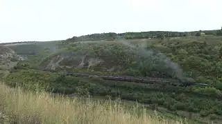3ТЭ10М-0152Б/1246А & ЧМЭ3-2408 [CFM] Freight train | Грузовой поезд