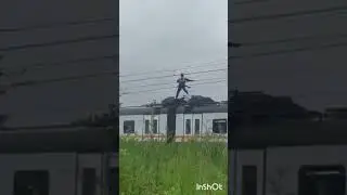 ПЕРЕЖЁГ КОНТАКТНОГО ПРОВОДА ЭП2Д.