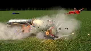 Satisfying Artillery Cannon Shots on Units! #Shorts