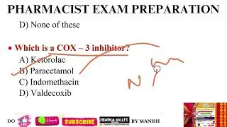 PHARMACOLOGY / PHARMACIST EXAM PREPARATION / TSPSC / RRB / HSSC / DMER / AIIMS / PRISON DEPARTMENT