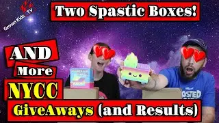 Two $50 Spastic Mystery Boxes Unboxed! AND more NYCC Funko Pop Giveaway and results!