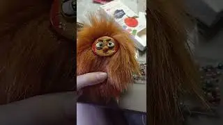 Игрушка в смешанной технике 