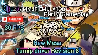 30 FPS Playable | NARUTO SHIPPUDEN: Ultimate Ninja Storm Trilogy | Uzuy mmjr Emulator on android.