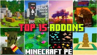 🔥TOP 15 ADDON for BEDROCK | MINECRAFT PE 1.21 #addons