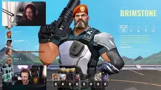 Стинт и Неля играют в VALORANT.