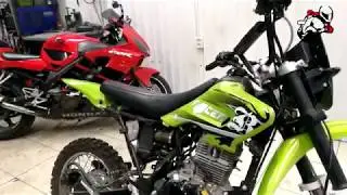 Китайский мотоцикл Racer Enduro RC150 GY.  Снимаем мотор. КПП не работает. Часть 1.