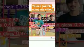 Yolov5 object detection with names. You can watch full video at my channel ! #shorts #viral