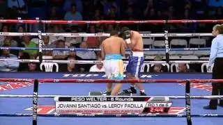 Jovanni Santiago Vs Leroy Padilla SPA - SOLO BOXEO 08-15-2015