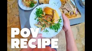 QUARANTINE KITCHEN POV | ROTISSERIE CHICKEN + OVEN-BAKED CRISPY PARMESAN FRIES