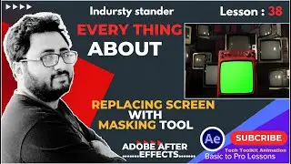 Mastering Screen Replacement in Adobe After Effects Urdu | Hindi