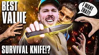 Cold Steel made World's BEST Value Survival knife!?!? Cold Steel SRK-C