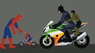 Hulk vs Spiderman Funny Animations - DRAWING CARTOONS 2