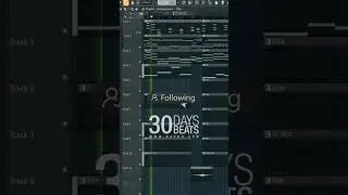 Day 13 of 30 of sharing simple yet effective beats! 🎹🎵🎼 #30days30beats #electronicmusic #flstudio