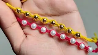 रक्षाबंधन स्पेशल 2020 - DIY Pearl Rakhi - Pearl Beaded Bracelet - Latest Rakhi Design 2