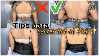 2 Trucos Para Esconder el Brassiere🤩/luce una espalda🔥😍|Rociovrocha❤️