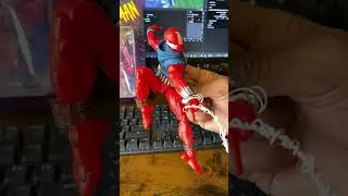 Posing Scarlet Spider Marvel Legends