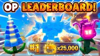 Can Our OP TEAM TOP LEADERBOARDS In Garden Tower Defense?!