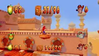Smashing EVERY BOX stepped at ALL the  STEGEs Crash Bandicoot N. Sane Trilogy gameplay