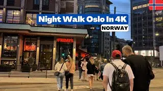 Oslo, Norway 🇳🇴 - May 29- 2022 - 4K-HDR Walking Tour