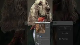 Comment mettre un chien dans une peinture à l’huile avec Photoshop #photoshoptutorial #photoshop
