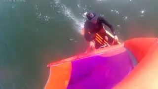 Ventura Harbor Windsurf Session #Windsurfing #duotoneirigone #windsailing #slingshottracker #sup