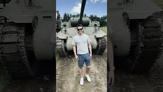 I Got To Ride In A WWII Tank Destroyer! #shorts #tankdestroyer #tanks #ww2 #wwii #m36 #history