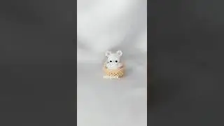 зайчик из бисера амигуруми 