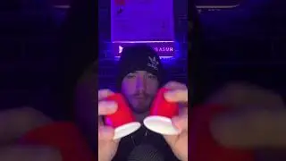 Asmr Tapping Red solo cups