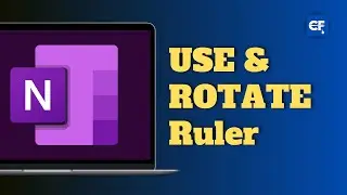 How to USE & ROTATE Ruler in OneNote